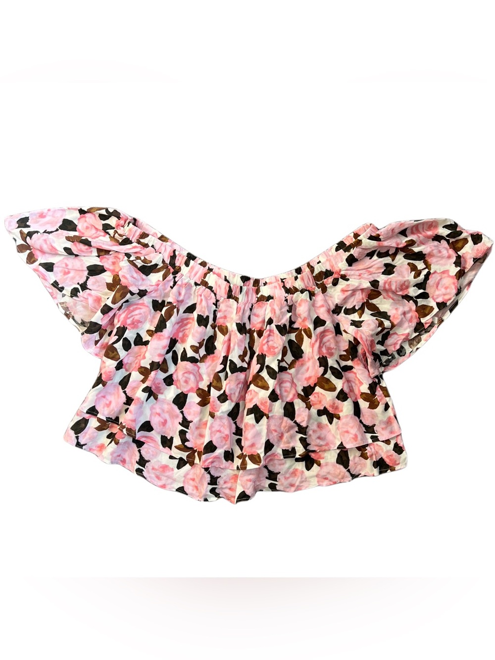 Forever21 Floral Boho Off Shoulder Top